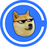 Doge in Glasses Logo